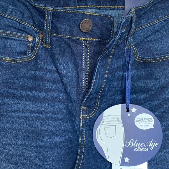 Blue Age Curve Control Dark Blue Skinny Jeans - Picture 7 of 11